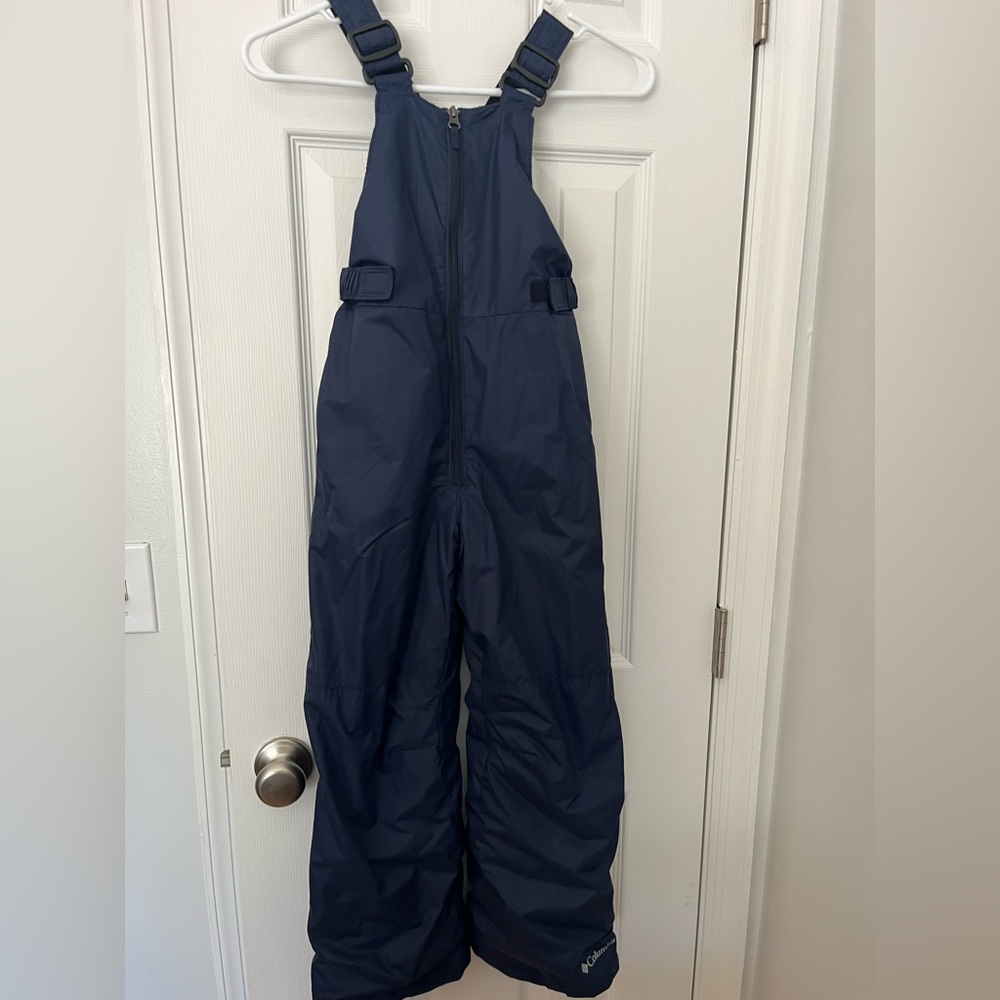 Columbia Navy Blue Ski Bibs-unisex size 6/7